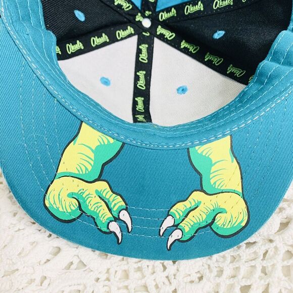 Aksels T Rex Dinosaur Snapback Embroidery Cap Flatbill Adjustable Hat - Picture 4 of 8